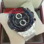 Alexandre Christie AC 6341 WHITE STEEL HITAM DIAL