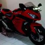 JUAL KAWASAKI NINJA 250FI 2013 Merah Mulus