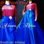 NOURA dress royal blue