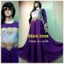 Syaza Dress Deep Purple