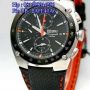 SEIKO SNA595P2 Sportura Leather (BLK) 