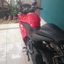 Jual Kawasaki Ninja 250 merah 2011 mulus terawat