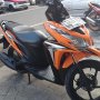 Jual Vario Techno 125 FI Helm-in Orange siap pakai