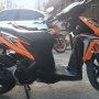 Jual Vario Techno 125 FI Helm-in Orange siap pakai