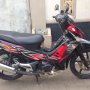 Jual Honda Supra X 2012 Merah hitam Terawat