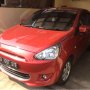 Dijual Mitsubishi Mirage Exceed 2013 AT Merah Orisinil