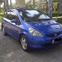 Dijual Honda Jazz 2004 idsi A/T Biru Mulus Plat B