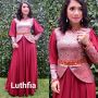 LUTHFIA DRESS Maroon