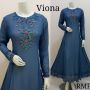 Viona Dress Blue
