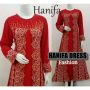 Hanifa dress, red