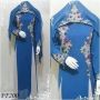 dress with shawl ff200 biru