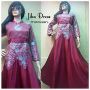 JIHA Dress Maroon