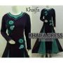 khaifa dress, green baby purple
