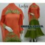 LODYA Dress Orange Baby Green