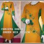 Christa dress Green Mix Yellow