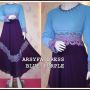ARSYFA DRESS  blue purple