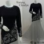 Kurung CLAUDYA, Black