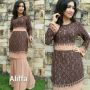 kurung ALIFFA Brown