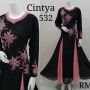 Cintya Dress Baby Black pink