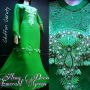 ALENA DRESS Emerald Green
