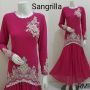 Sangrilla dress maroon