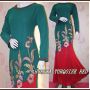 HURIYA DRESS TURQOISE RED