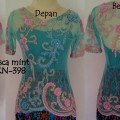 Kebaya payet pendek tosca mint rok+lontorso KN-398