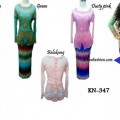 Kebaya payet kancing belakang set rok rang2 KN-347