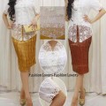 Kebaya bordir rok pendek Kode FL-201