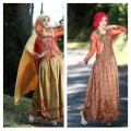 Kebaya Jodha Set Motiv Bunga