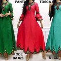 abaya maxi dress taveta bordir BA-023