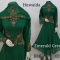 Gamis Huwaida Emerald Green