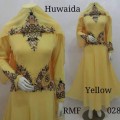 Huwaida Gamis Dress Yellow