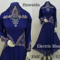 Gamis Huwaida Electrik Blue