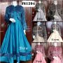 Gamis Pesta Braso Satin FS1294