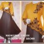 NADHIFAH DRESS YELLOW MIX BROWN 