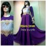 Syaza Dress Deep Purple 