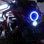 Jual Satria FU 2011 Modif 187CC Merah hitam