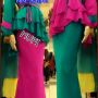 DRESS PEPLUM NEW ROSSY HIJAU