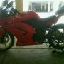 Jual kawasaki ninja 250 merah 2010 bln 11