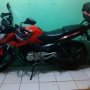 Jual Bajaj Pulsar 135 LS 2012 merah full aksesoris