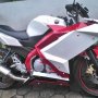 Jual New Vixion 2012 Putih Merah Plat AA Magelang 