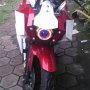 Jual New Vixion 2012 Putih Merah Plat AA Magelang 