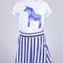 T-shirt + Skirt Stripe (Aundy SHop)