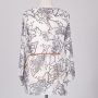 Blouse Gray Soft Chiffon (Aundy Shop)