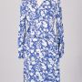 Dress Blue Cotton Linen (Aundy Shop)