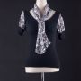 Blouse Cotton Knited + Syal (Aundy Shop)
