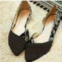 Flat shoes kombinasi (Aundy Shop)