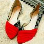 Flat shoes kombinasi (Aundy Shop)