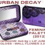 URBAN DECAY - FEMININE PALETTE 2012: 